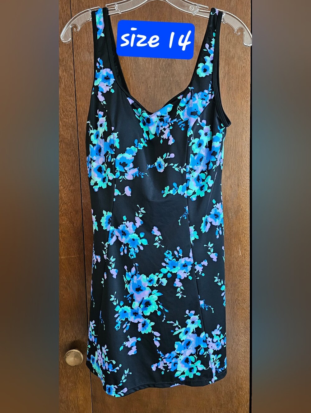 New Chlorine Resistant Swimdress "Swimsuits For All" Size 14 One Piece